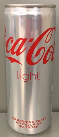 Coca cola blikje light