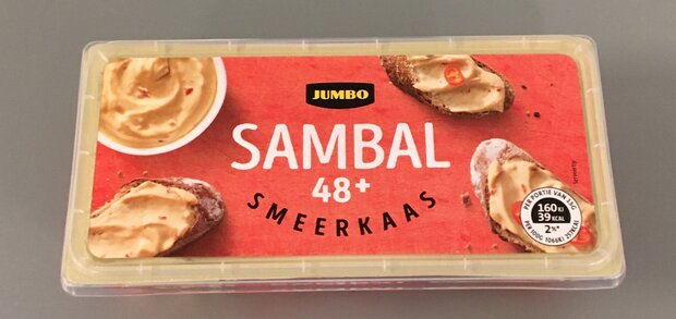 Smeerkaas sambal 48+