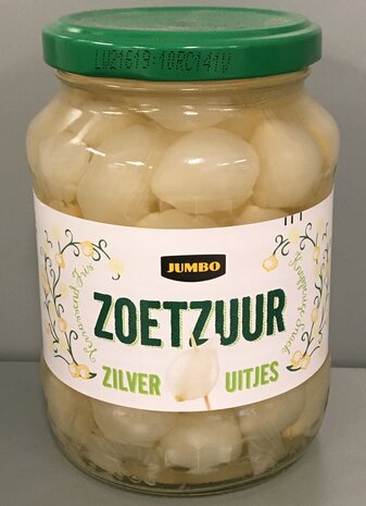 Zilveruitjes zoetzuur 