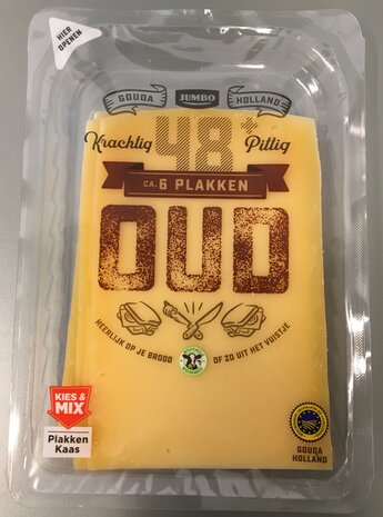 Oude kaas 200gr 6 plakken 