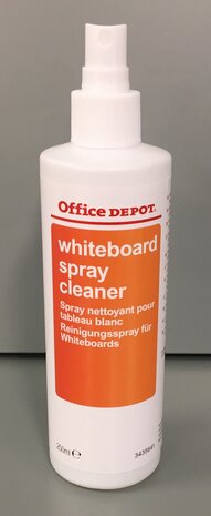 White board cleaning spray