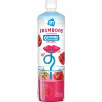 Raak frambozen siroop