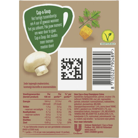 Cup a Soup Champignon per 10 zakjes
